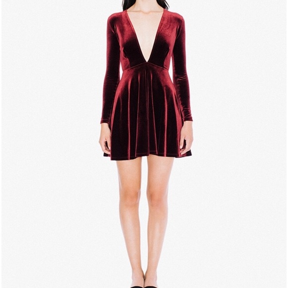 American Apparel Maroon Dress (Small) - Picture 3 of 3